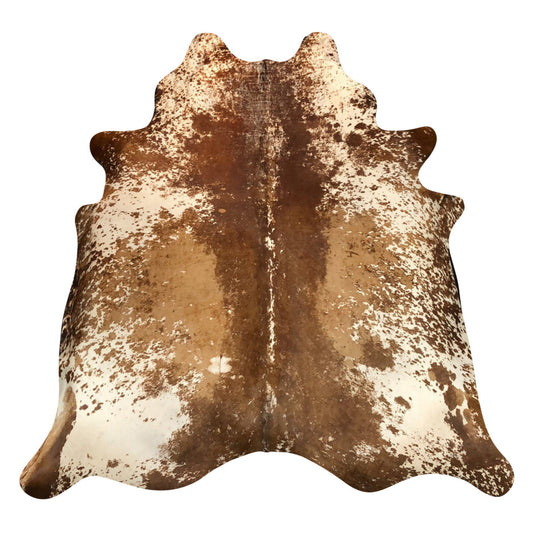 Natural Brazilian Cowhide Rug -  Mocha, Ivory & Caramel