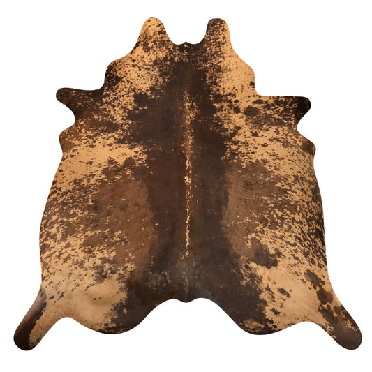 Natural Brazilian Cowhide Rug -  Chocolate, Caramel & Mocha
