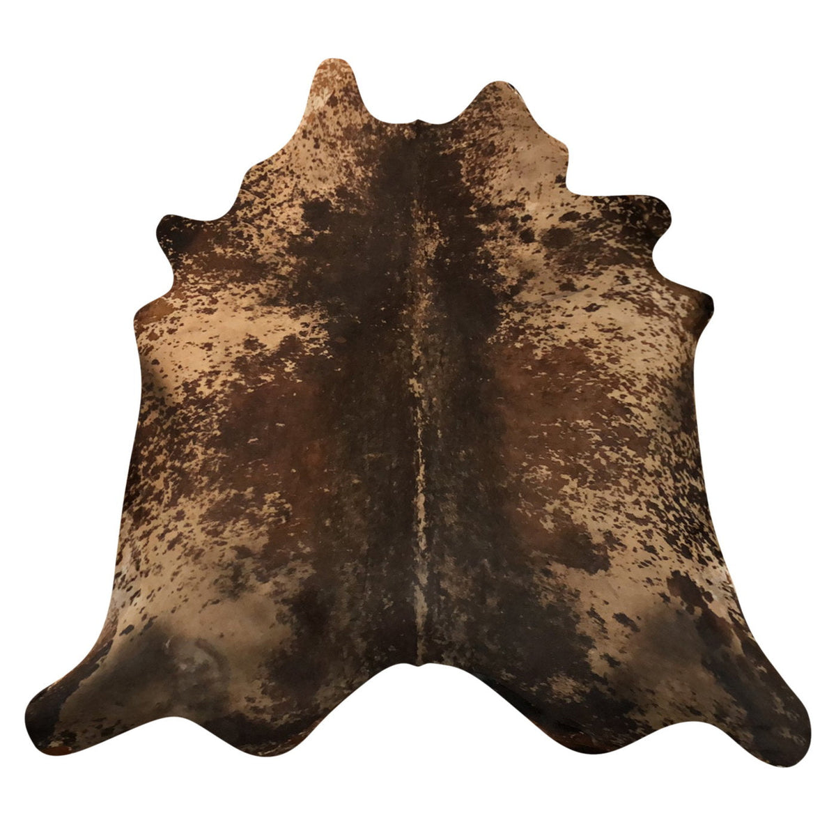 Natural Brazilian Cowhide Rug -  Espresso, Caramel & Mocha