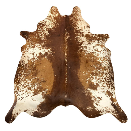 Natural Brazilian Cowhide Rug -  Mocha, Ivory & Caramel