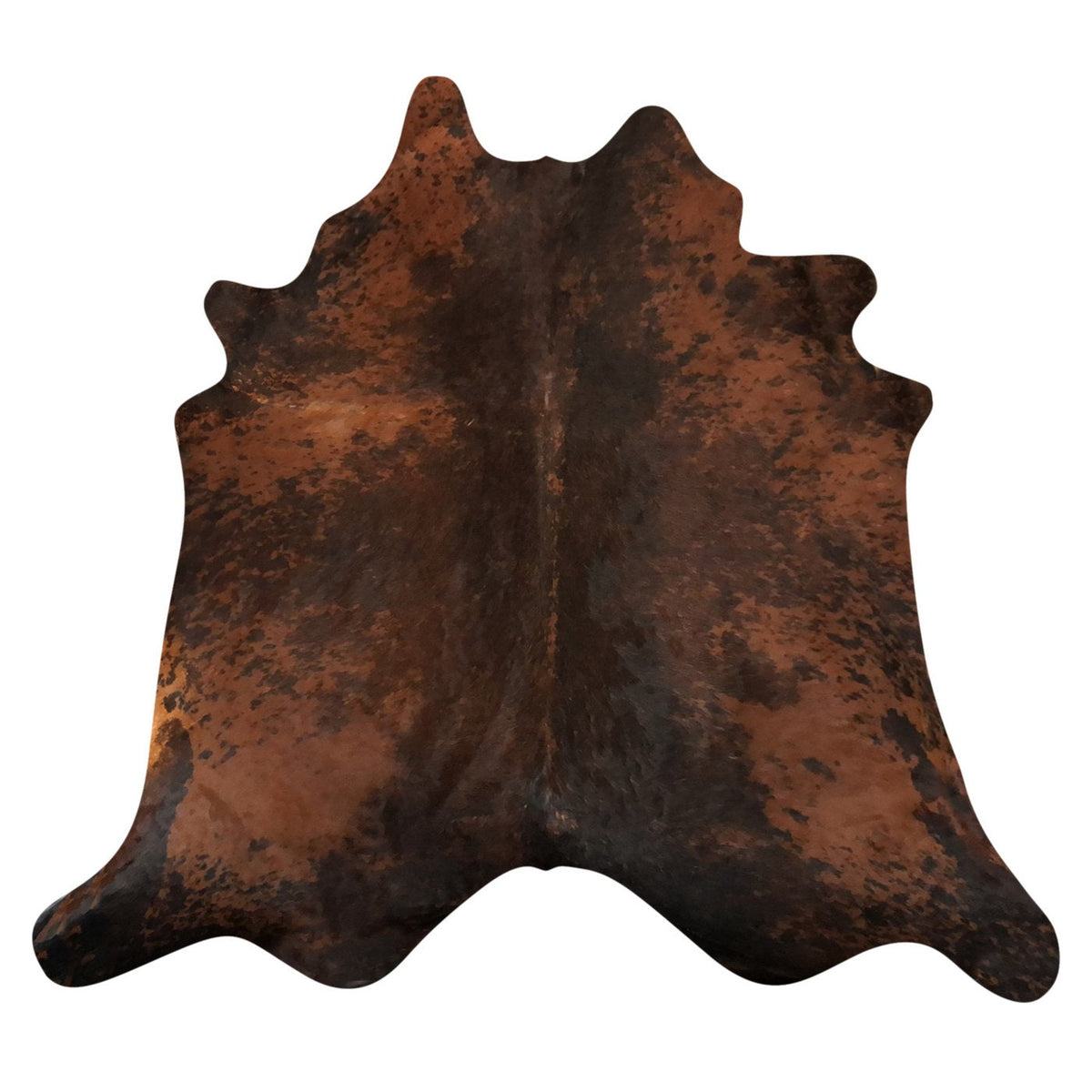 Natural Brazilian Cowhide Rug -  Espresso & Mocha
