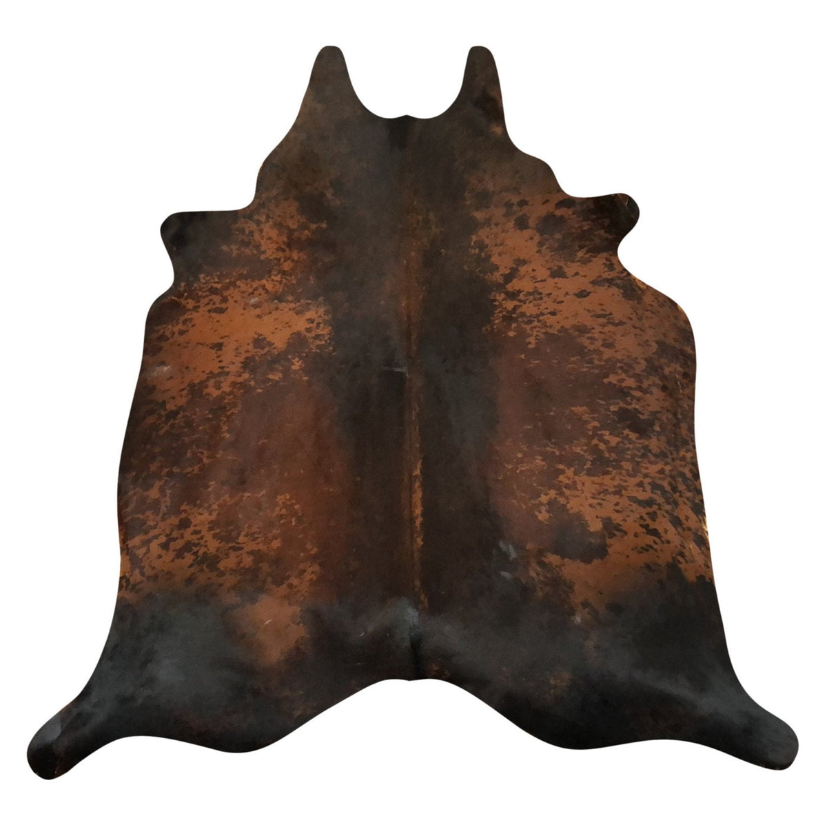 Natural Brazilian Cowhide Rug -  Espresso & Mocha
