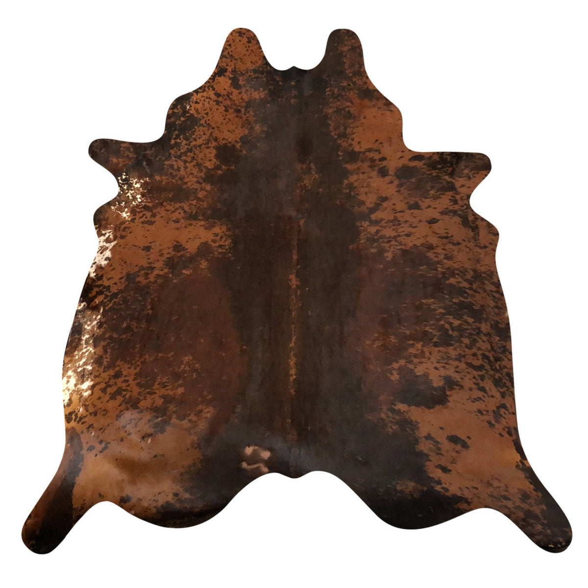 Natural Brazilian Cowhide Rug -  Espresso, Mocha & Ivory