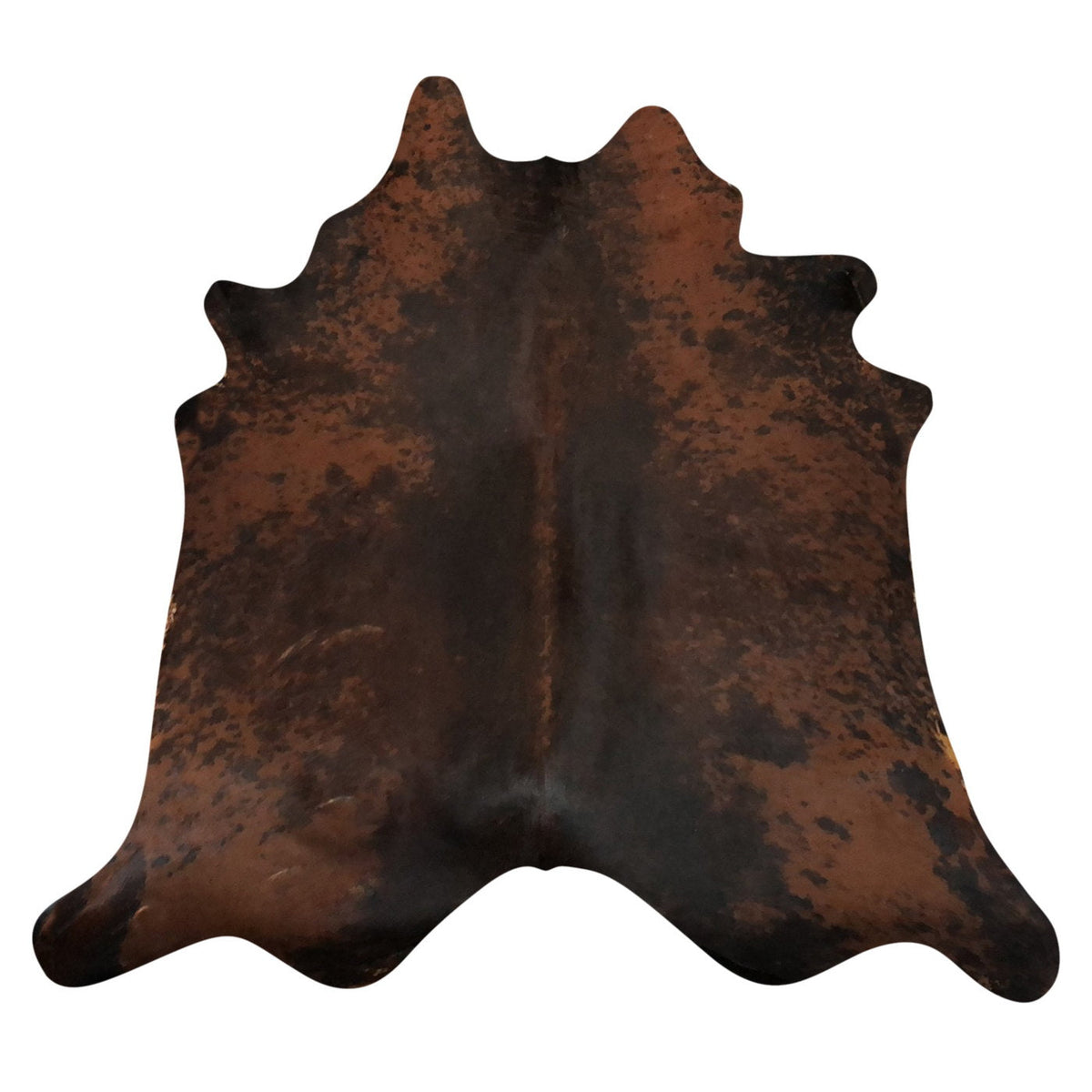Natural Brazilian Cowhide Rug -  Espresso & Mocha