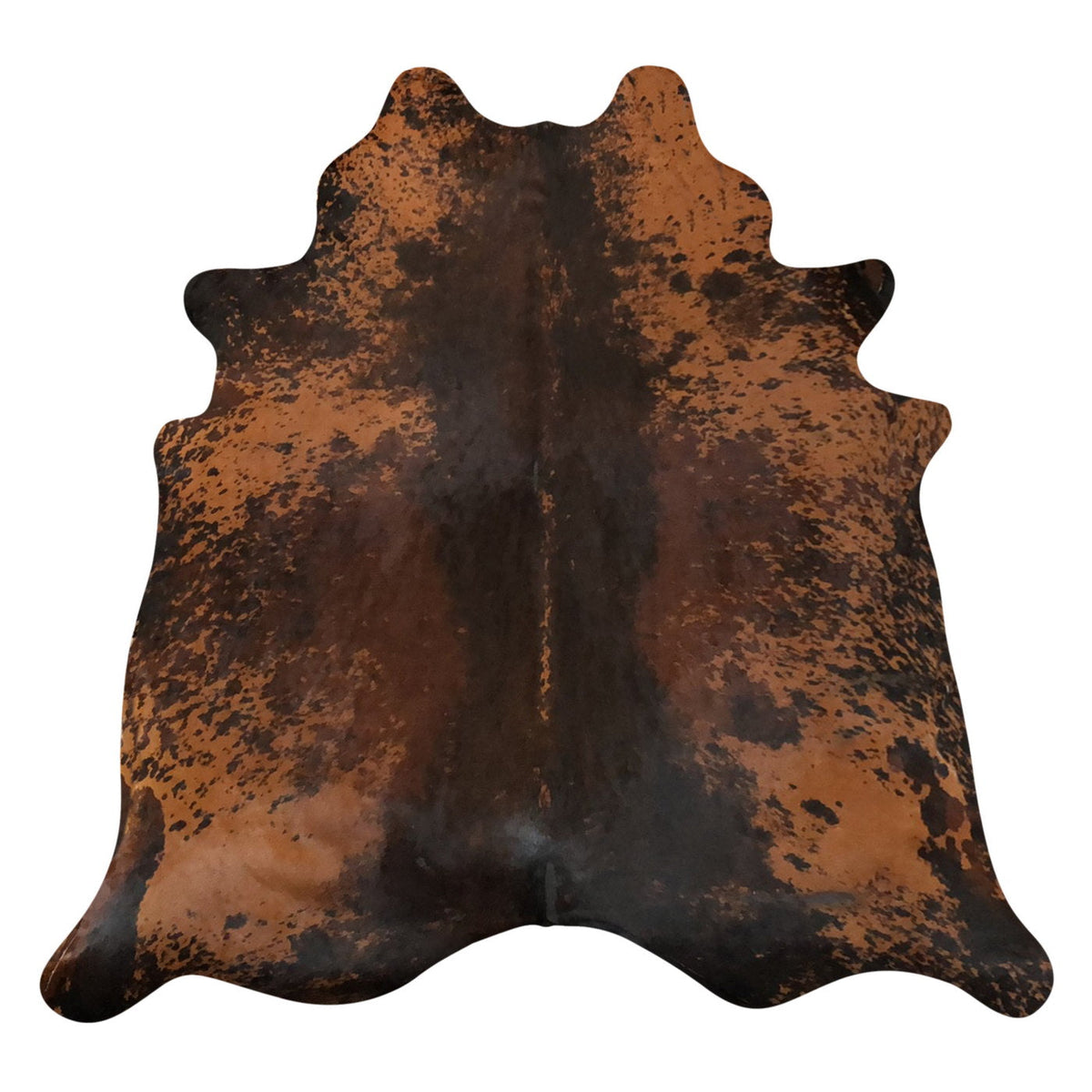 Natural Brazilian Cowhide Rug -  Espresso & Mocha