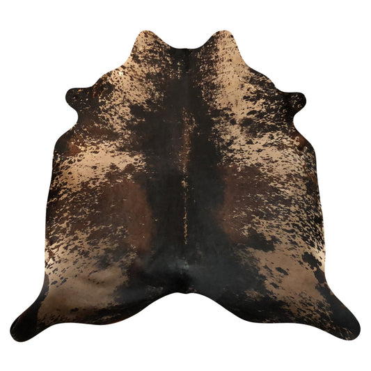 Natural Brazilian Cowhide Rug -  Espresso, Caramel & Chocolate