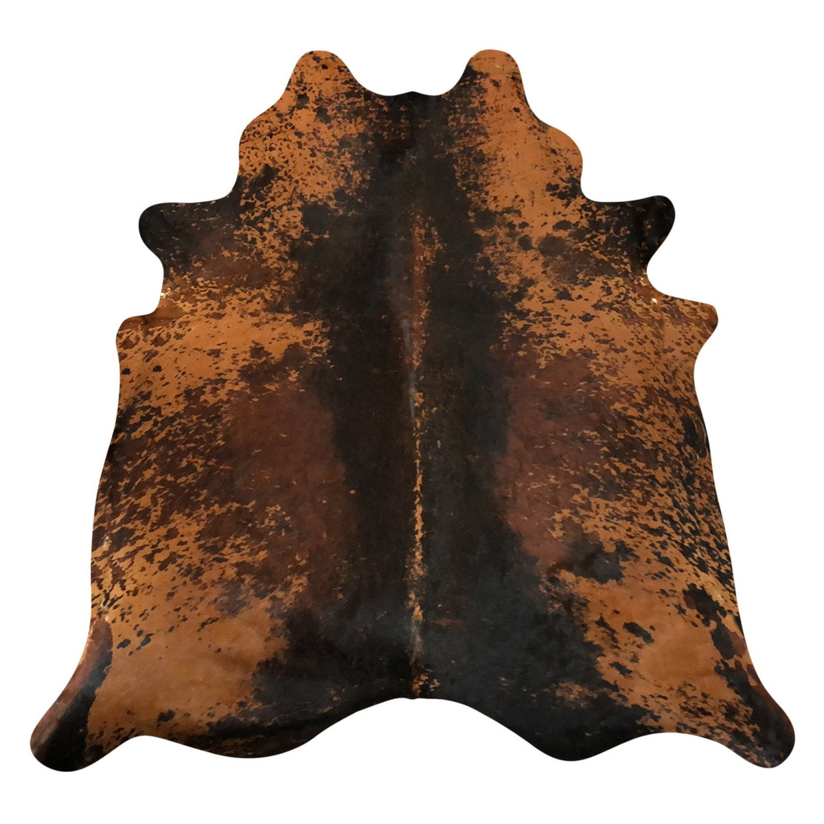 Natural Brazilian Cowhide Rug -  Espresso & Mocha