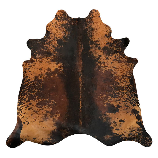 Natural Brazilian Cowhide Rug -  Espresso & Mocha