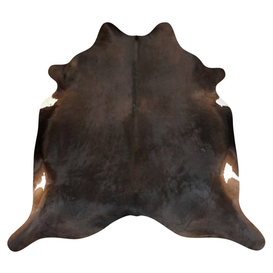 Natural Brazilian Cowhide Rug -  Espresso, Mocha & Ivory