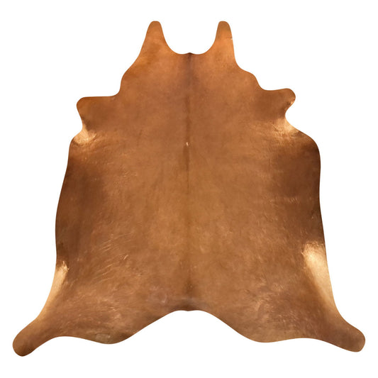 Natural Brazilian Cowhide Rug -  Mocha & Caramel