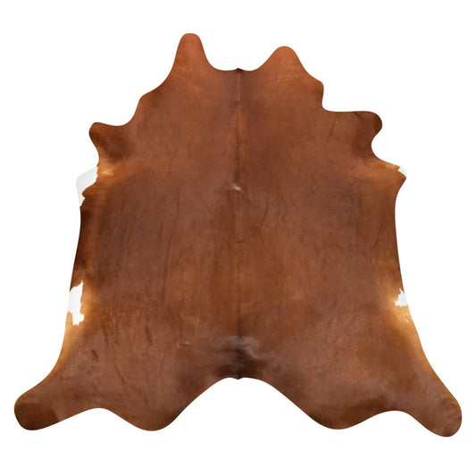 Natural Brazilian Cowhide Rug -  Mocha & Ivory