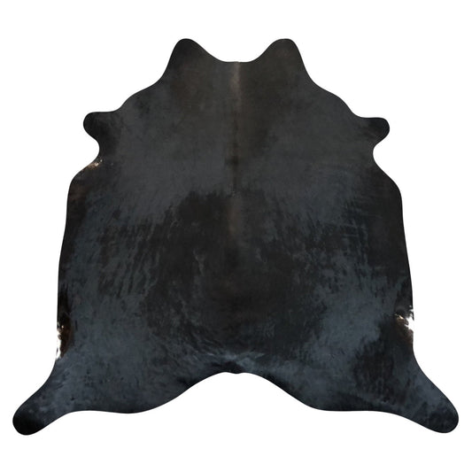 Natural Brazilian Cowhide Rug -  Espresso & Ivory