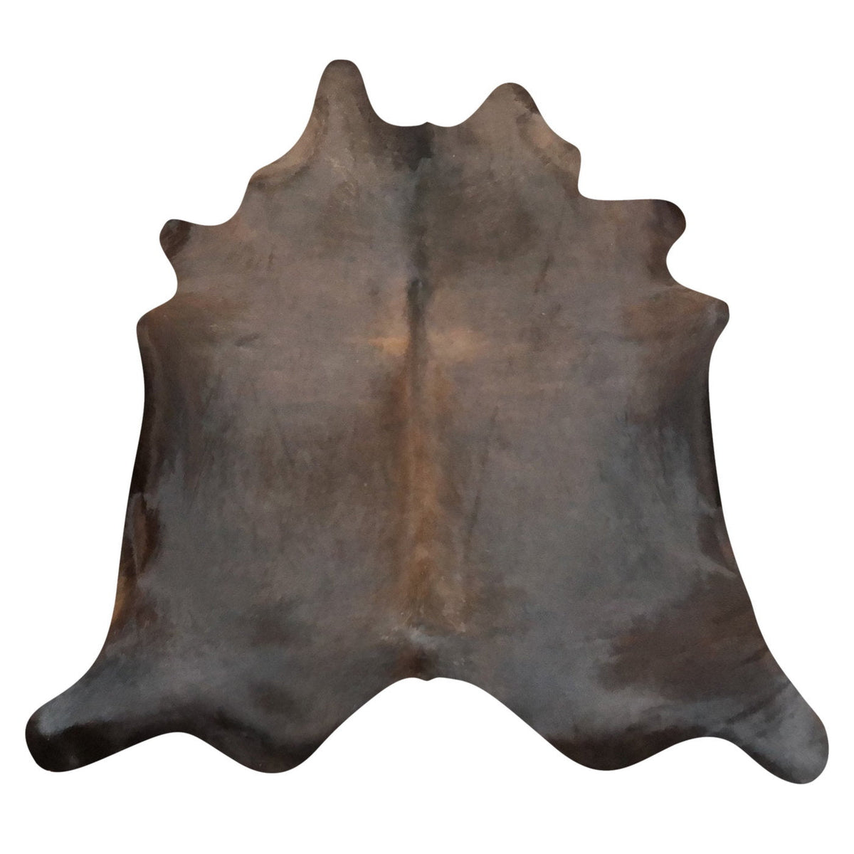 Natural Brazilian Cowhide Rug -  Espresso & Mocha