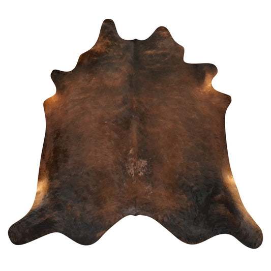 Natural Brazilian Cowhide Rug -  Mocha, Espresso & Caramel