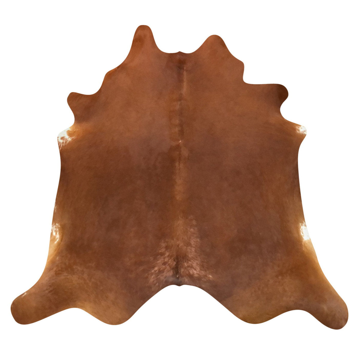 Natural Brazilian Cowhide Rug -  Mocha & Ivory