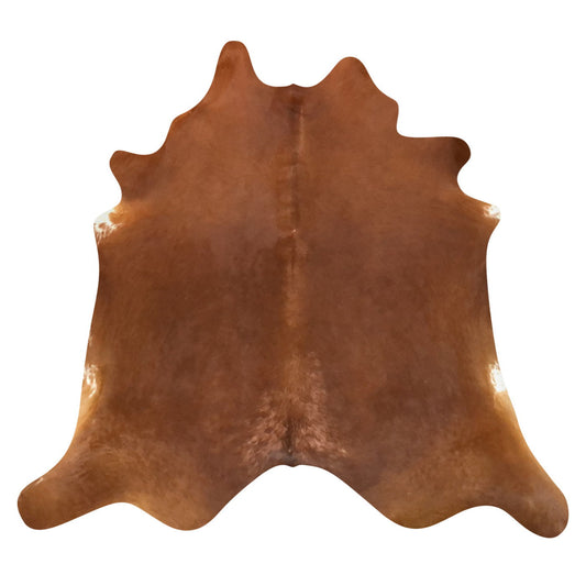 Natural Brazilian Cowhide Rug -  Mocha & Ivory