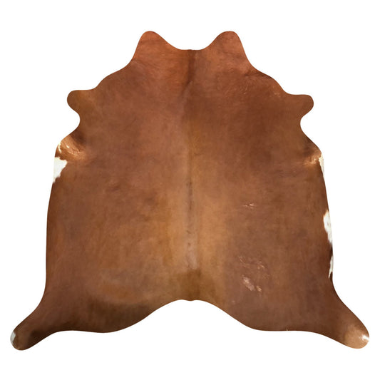Natural Brazilian Cowhide Rug -  Mocha & Ivory