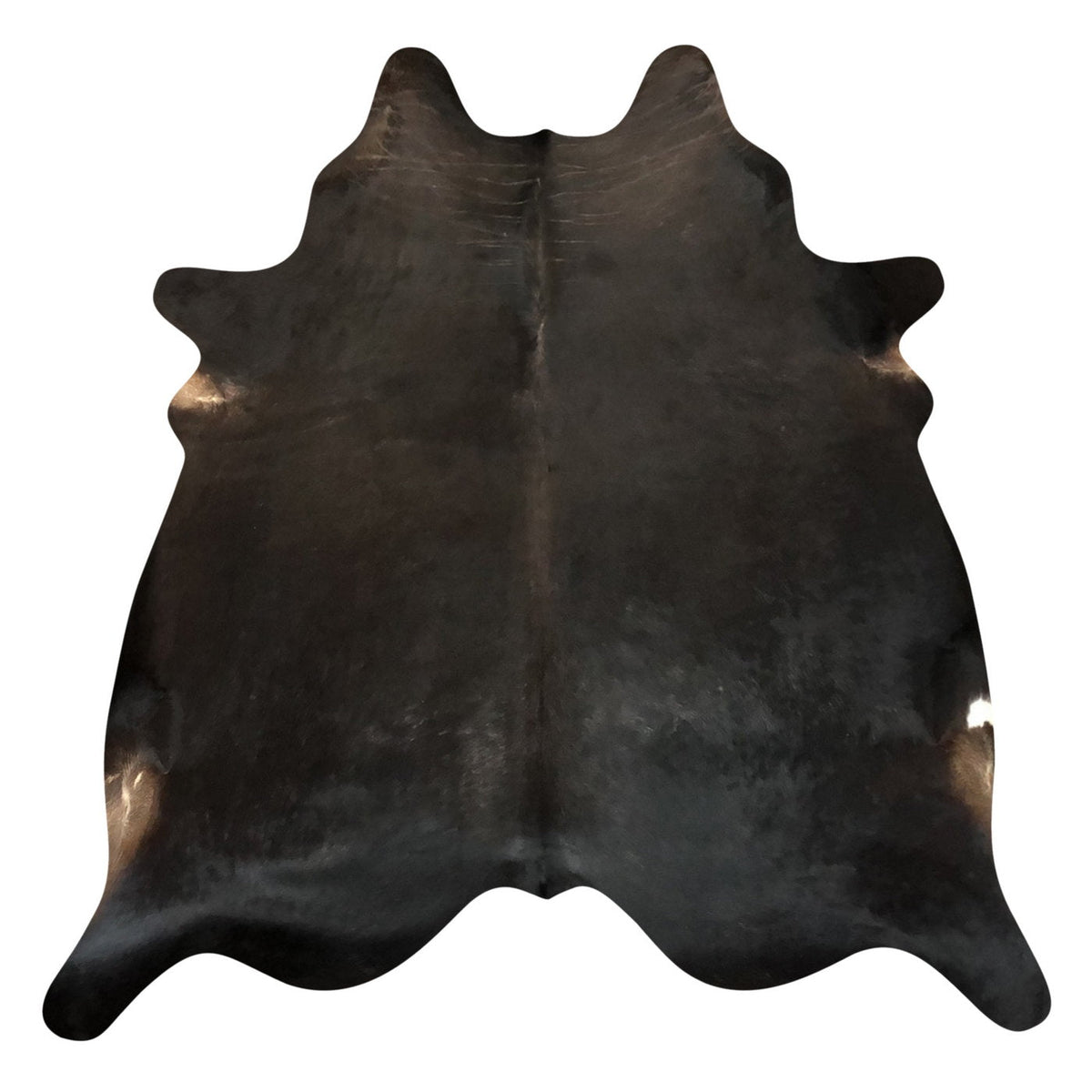 Natural Brazilian Cowhide Rug -  Espresso, Caramel & Ivory