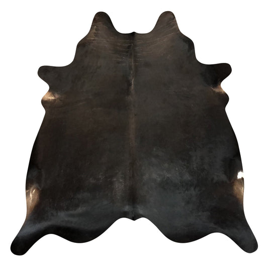 Natural Brazilian Cowhide Rug -  Espresso, Caramel & Ivory