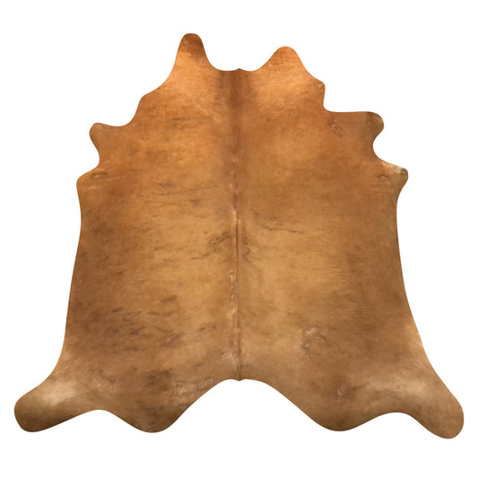 Natural Brazilian Cowhide Rug -  Caramel & Taupe