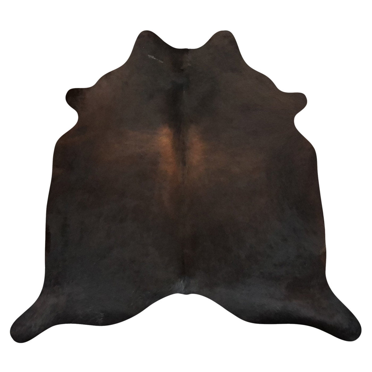 Natural Brazilian Cowhide Rug -  Espresso & Mocha