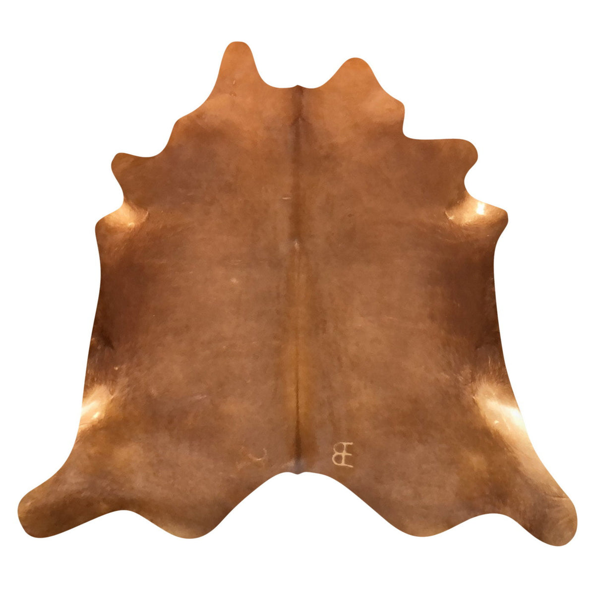 Natural Brazilian Cowhide Rug -  Mocha & Ivory