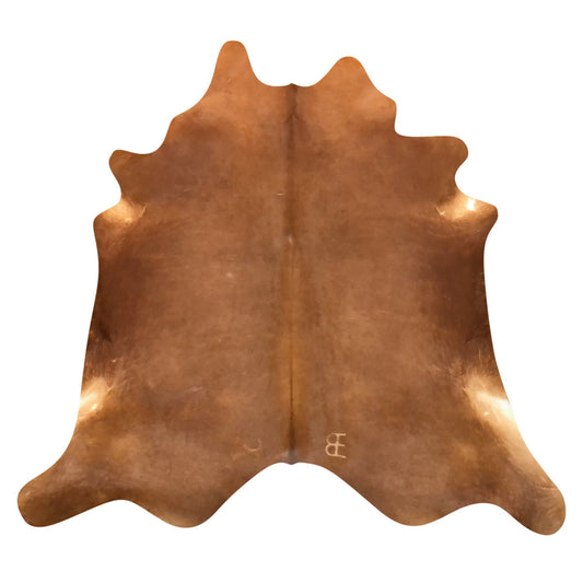 Natural Brazilian Cowhide Rug -  Mocha & Ivory