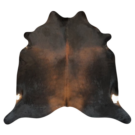 Natural Brazilian Cowhide Rug -  Espresso, Mocha & Ivory
