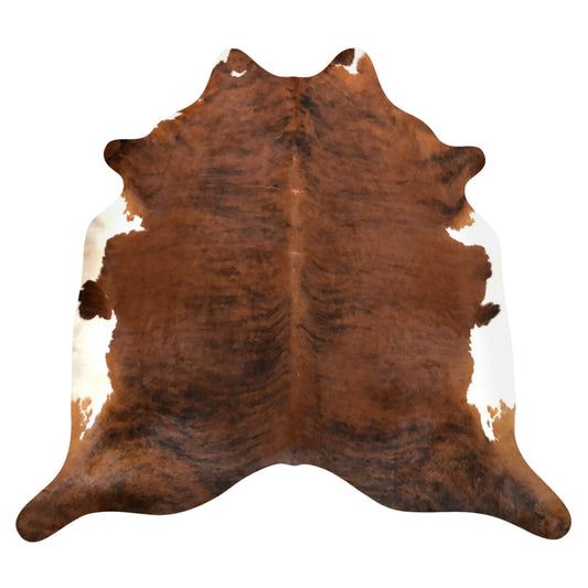 Natural Brazilian Cowhide Rug -  Mocha, Espresso & Ivory