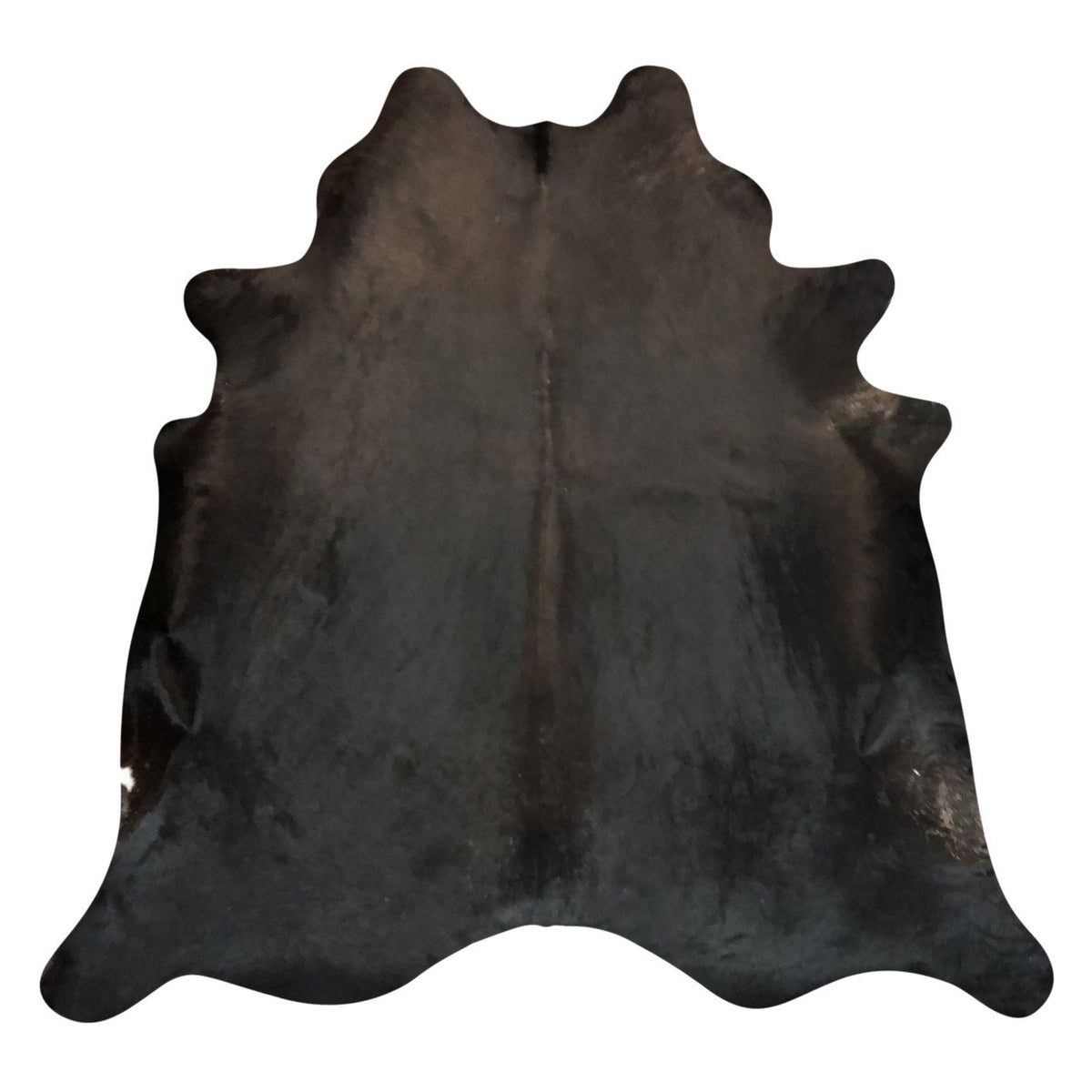 Natural Brazilian Cowhide Rug -  Espresso & Ivory