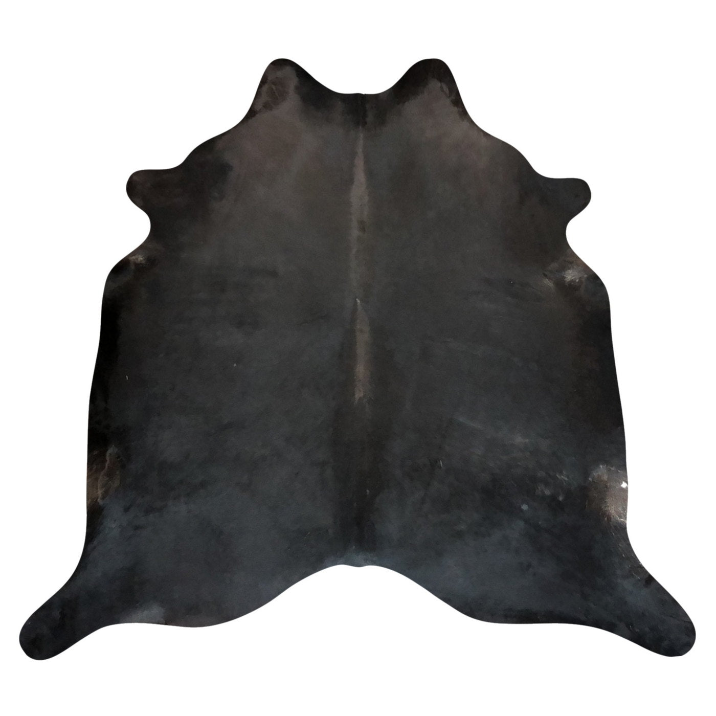 Natural Brazilian Cowhide Rug -  Espresso & Ivory