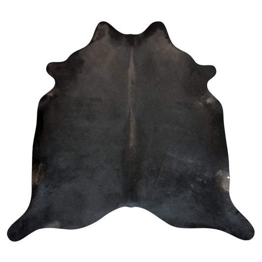 Natural Brazilian Cowhide Rug -  Espresso & Ivory