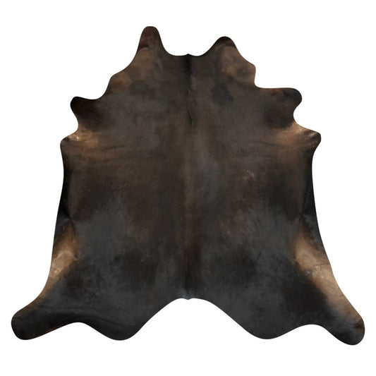 Natural Brazilian Cowhide Rug -  Espresso & Caramel