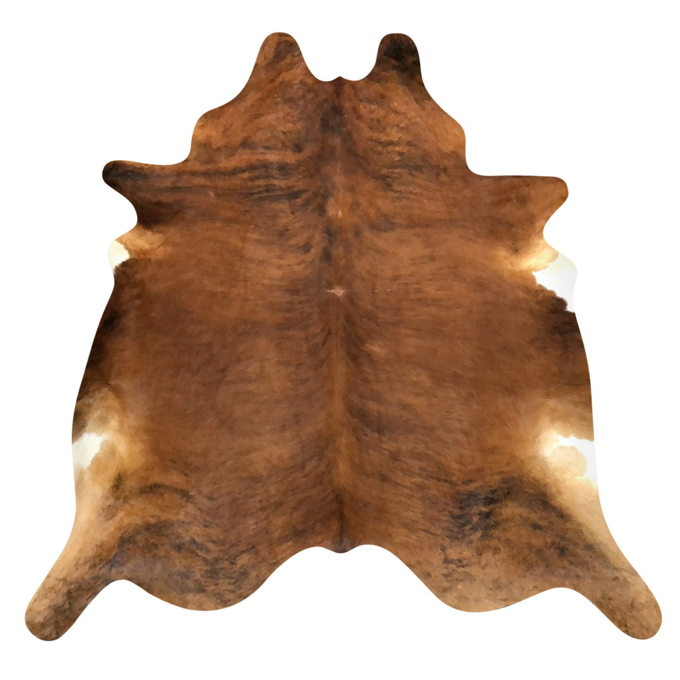 Natural Brazilian Cowhide Rug -  Mocha, Espresso & Ivory
