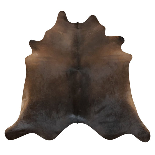 Natural Brazilian Cowhide Rug -  Espresso & Caramel