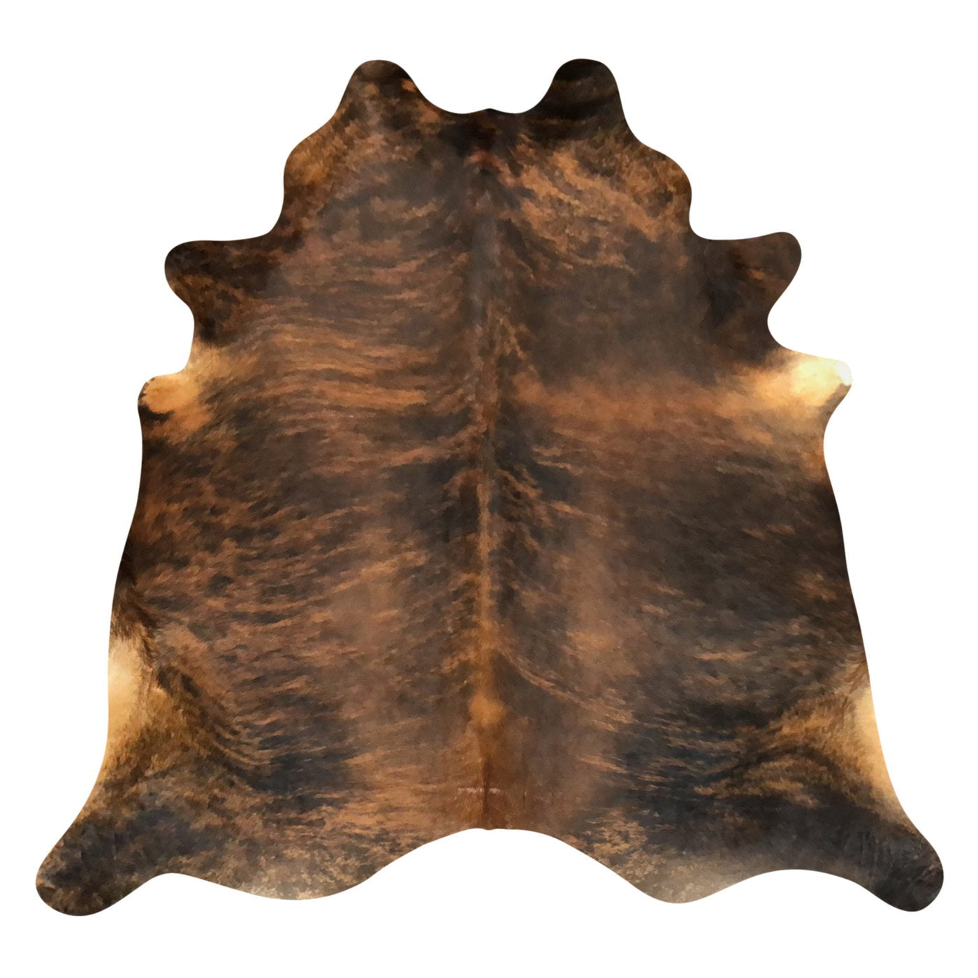 Natural Brazilian Cowhide Rug -  Espresso, Mocha & Caramel