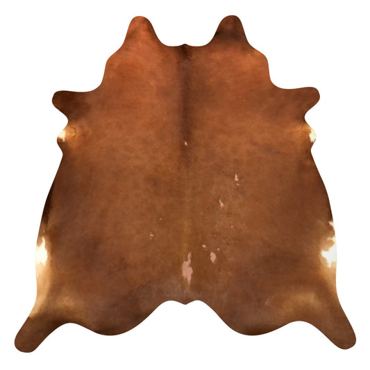 Natural Brazilian Cowhide Rug -  Mocha & Ivory