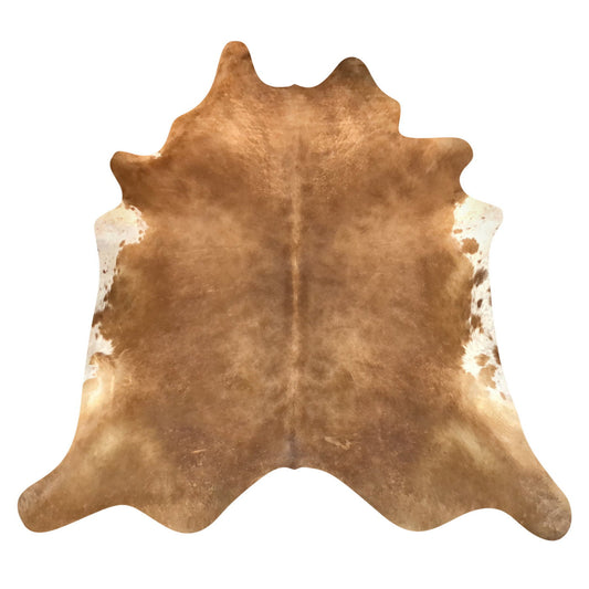 Natural Brazilian Cowhide Rug -  Mocha, Caramel & Ivory
