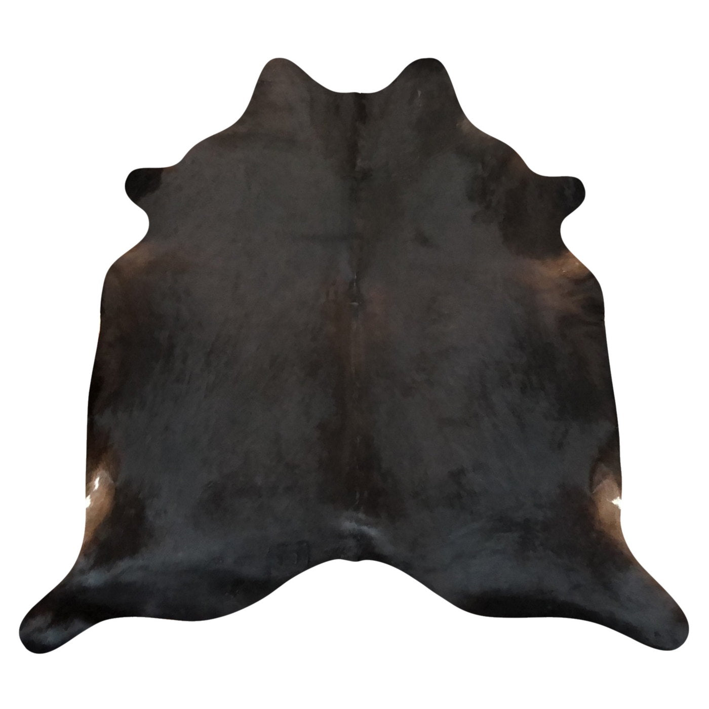 Natural Brazilian Cowhide Rug -  Espresso, Mocha & Ivory