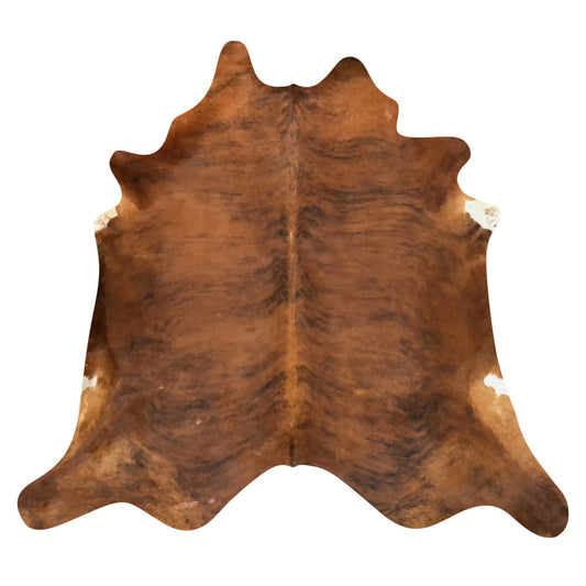 Natural Brazilian Cowhide Rug -  Mocha, Espresso & Ivory