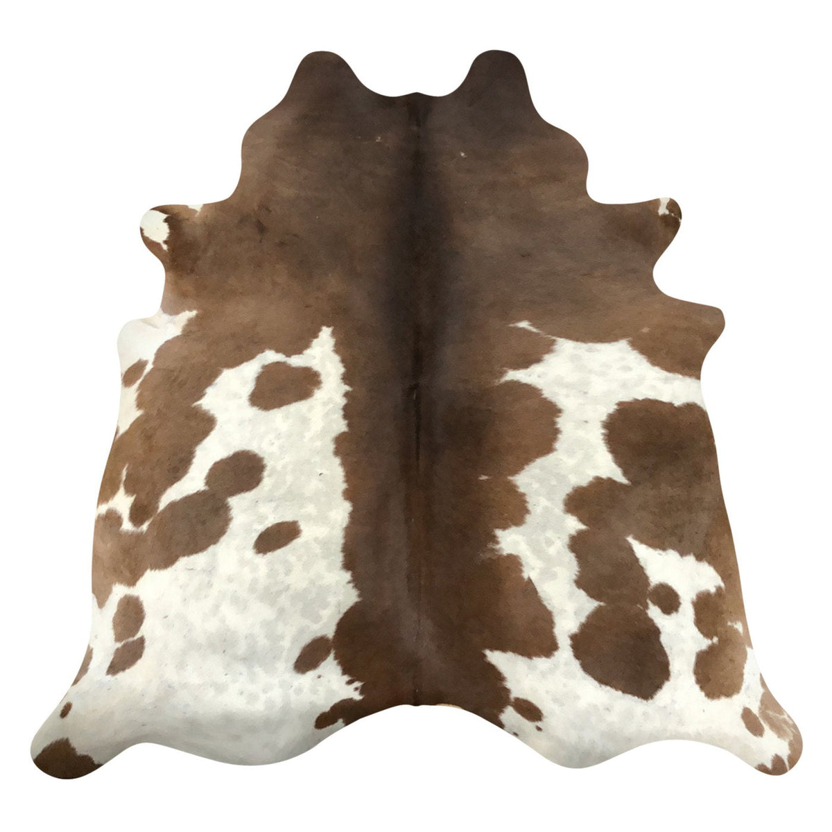 Natural Brazilian Cowhide Rug -  Mocha, Taupe & Ivory