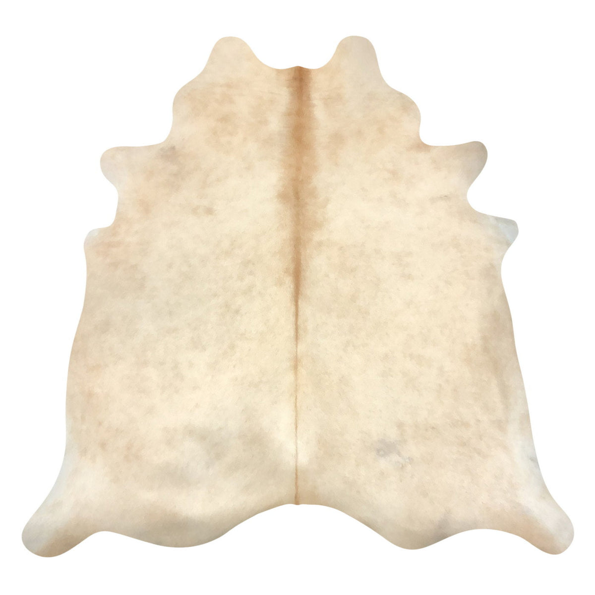 Natural Brazilian Cowhide Rug -  Beige, Caramel & Ivory