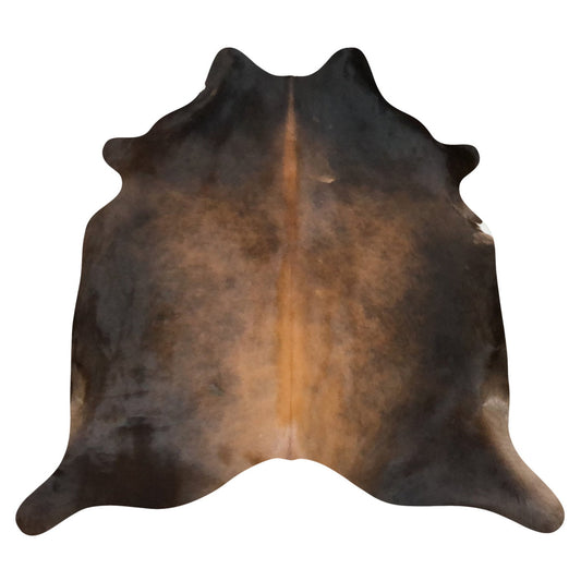 Natural Brazilian Cowhide Rug -  Espresso, Caramel & Ivory