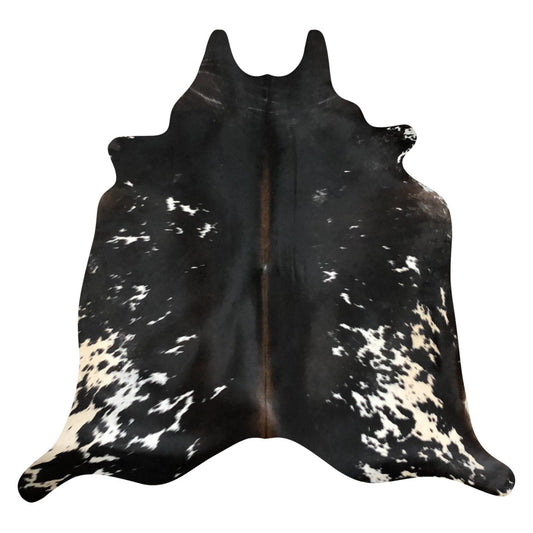 Natural Brazilian Cowhide Rug -  Espresso, Ivory & Mocha