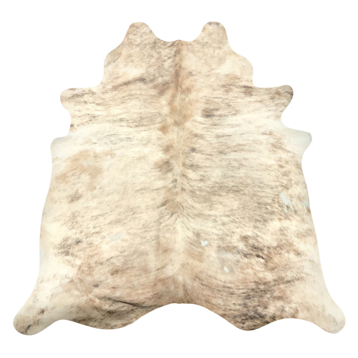 Natural Brazilian Cowhide Rug -  Taupe, Beige & Ivory