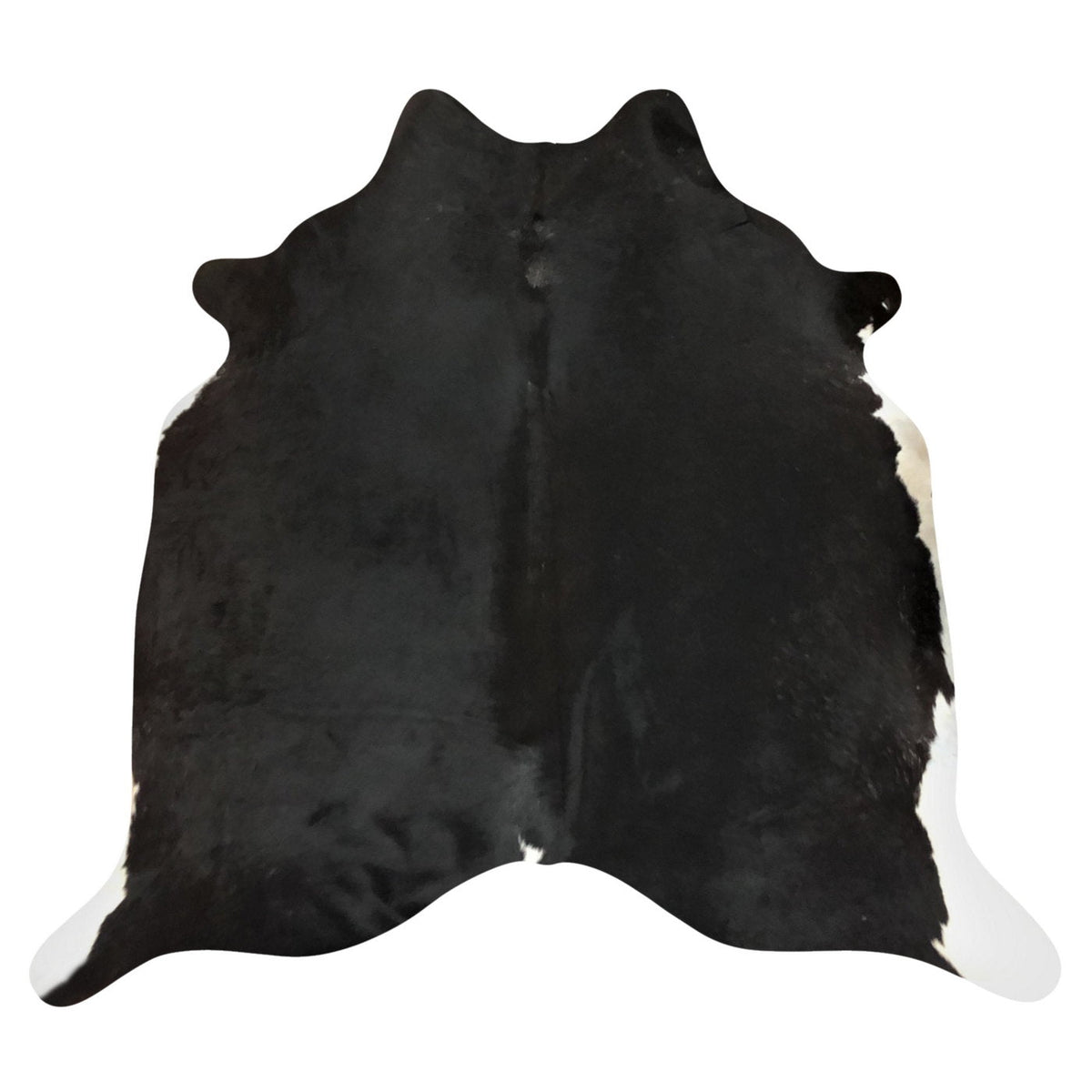 Natural Brazilian Cowhide Rug -  Espresso & Ivory
