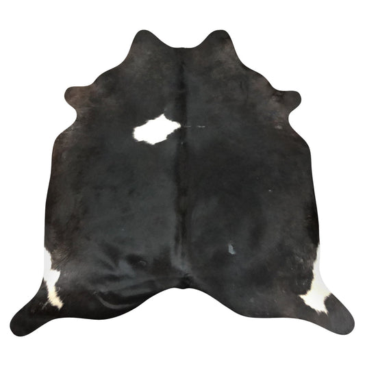 Natural Brazilian Cowhide Rug -  Espresso & Ivory