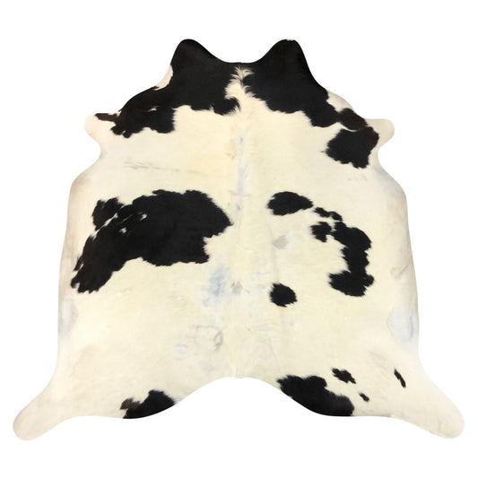 Natural Brazilian Cowhide Rug -  Beige, Espresso & Ivory