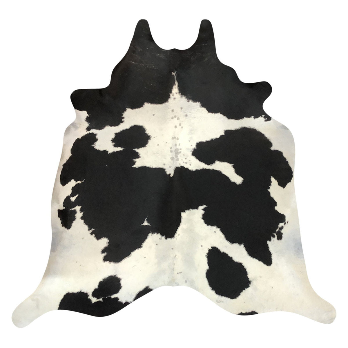 Natural Brazilian Cowhide Rug -  Espresso, Ivory & Taupe