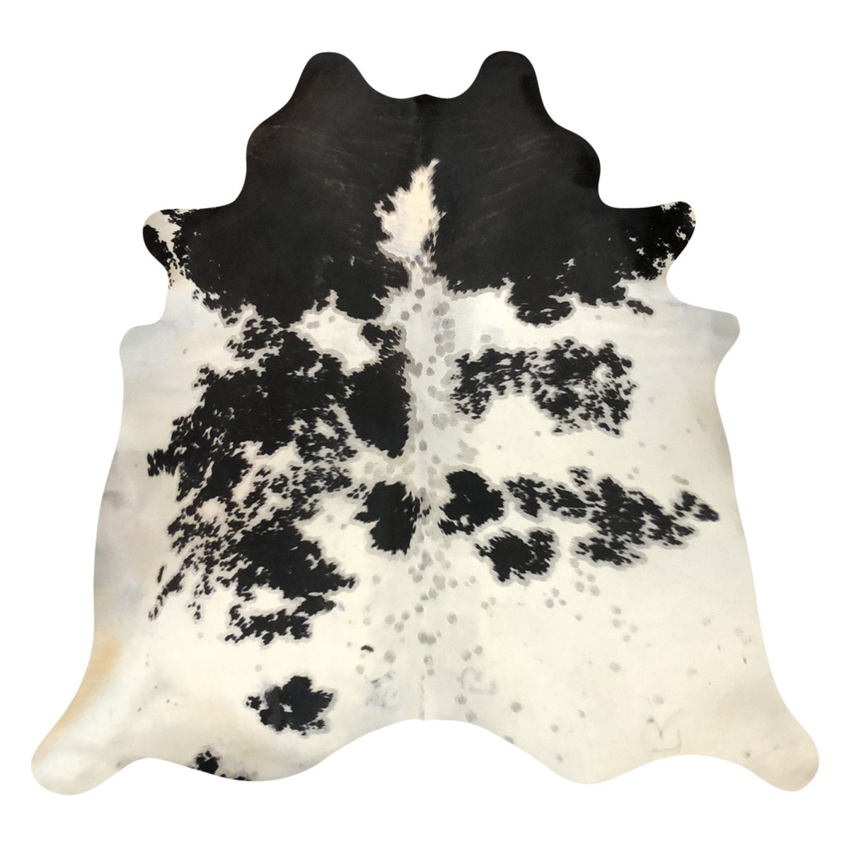 Natural Brazilian Cowhide Rug -  Espresso, Ivory & Taupe